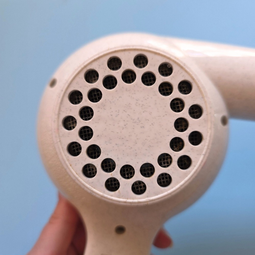 Vintage Conair Pro Style 1600 Hair Blow Dryer White Tested Video! 90s 80s 087D - Picture 6 of 10